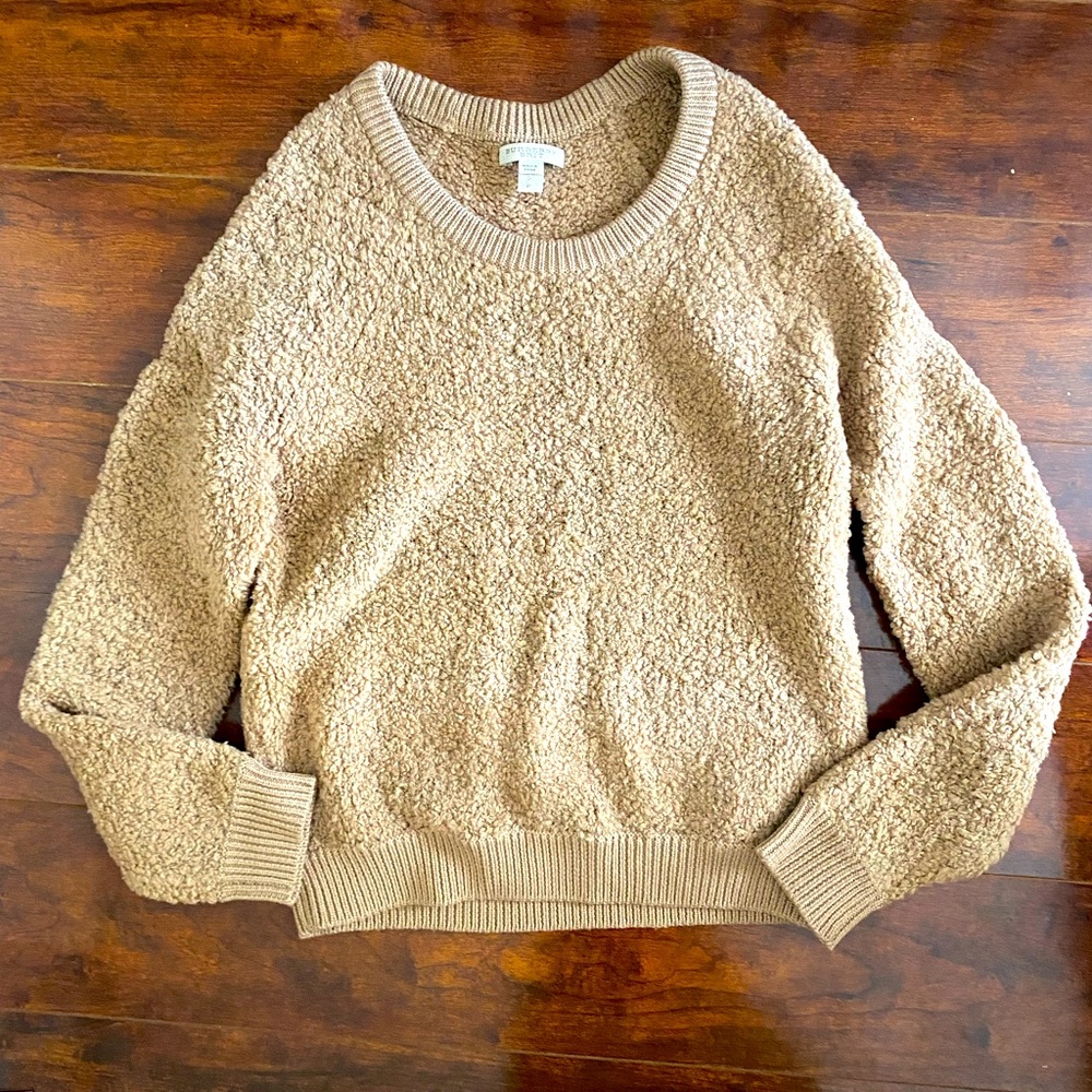 Burberry Brit Bouclé Knit Teddy Wool Sweater